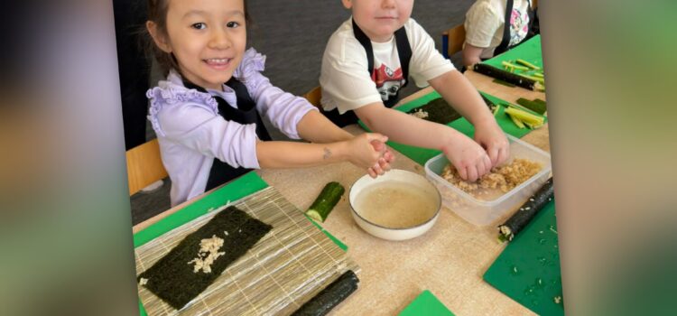 Tygryski i warsztaty sushi