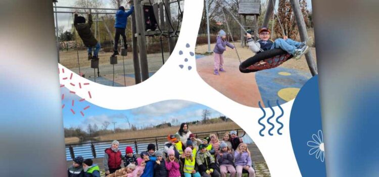 Puchatki na spacerze